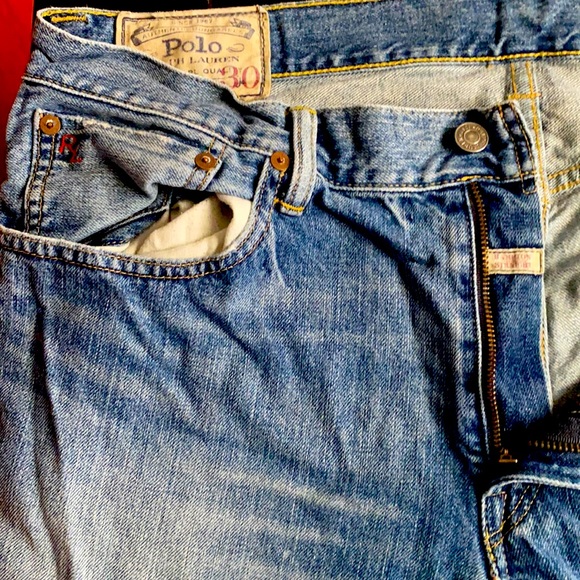 Polo Ralph Lauren Authentic Dungarees Jeans Size 35x30 Great Condition